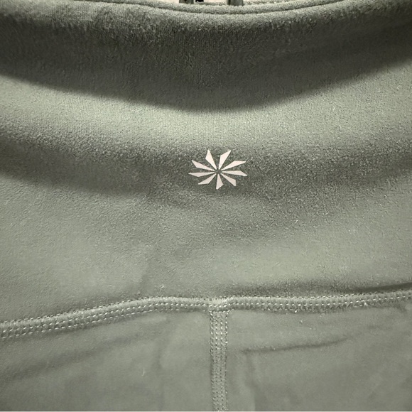 Athleta Green High Rise Cropped Leggings - Picture 3 of 8